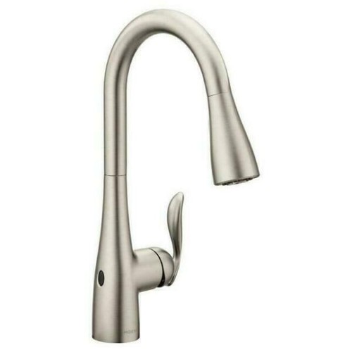 Moen 67434 Chrome Chateau Low-Arc Kitchen Faucet With Sidespray | eBay
