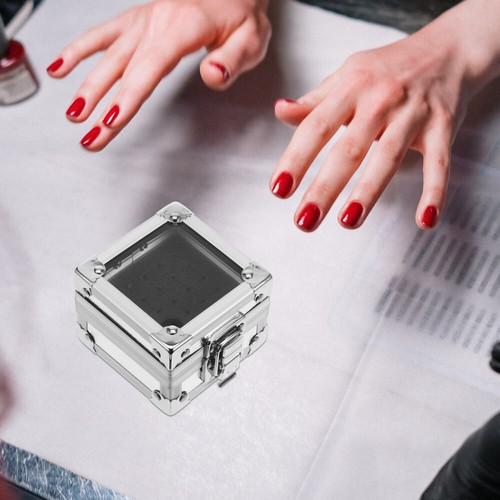 Pack de 4 herramientas gel lámpara de uñas nail art broca caja taladro de uñas estuche DE - Imagen 6 de 23