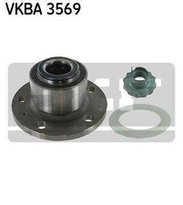 1x Kit de cojinete de rueda para ŠKODA FABIA KAMIQ PRAXIS RAPID SKF VKBA 3569