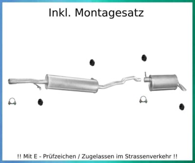 Auspuffanlage für VW Sharan 1.8T 20V 110KW Auspuff Montagesatz
