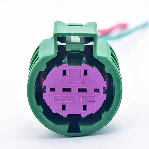 Conector de faros verde coleta enchufe redondo para Jeep Cherokee Fiat 500L 2014-18 Foto 3 de 4