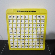 Lakeshore Subtraction Push Button Machine Math Learning Homeschool