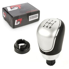 Wählhebel Schaltknauf silber chromoptik für FORD FIESTA VI 6 FOCUS II 2