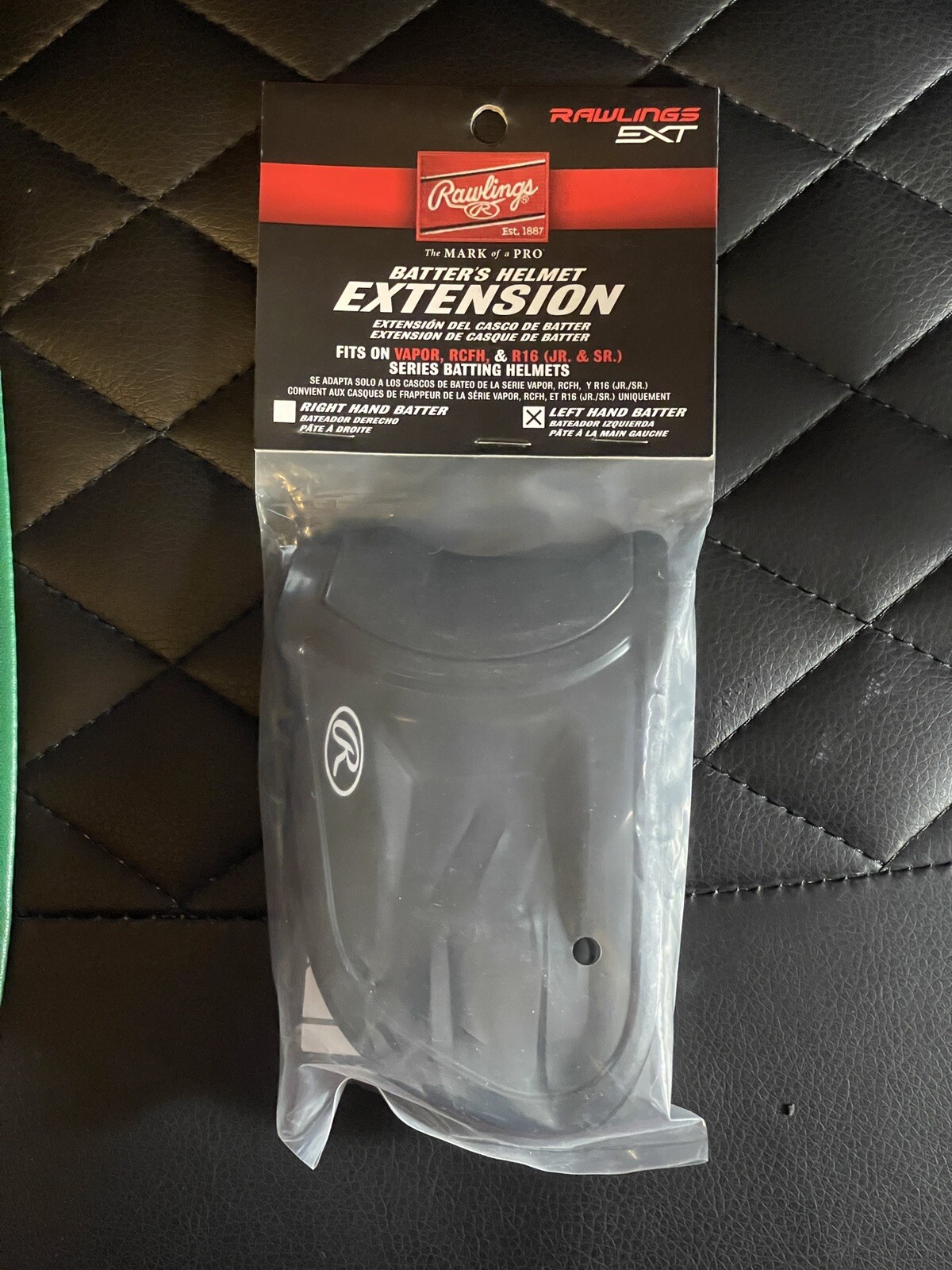 Rawlings Baseball Noir Batterie Casque Extension Vapeur RCFH