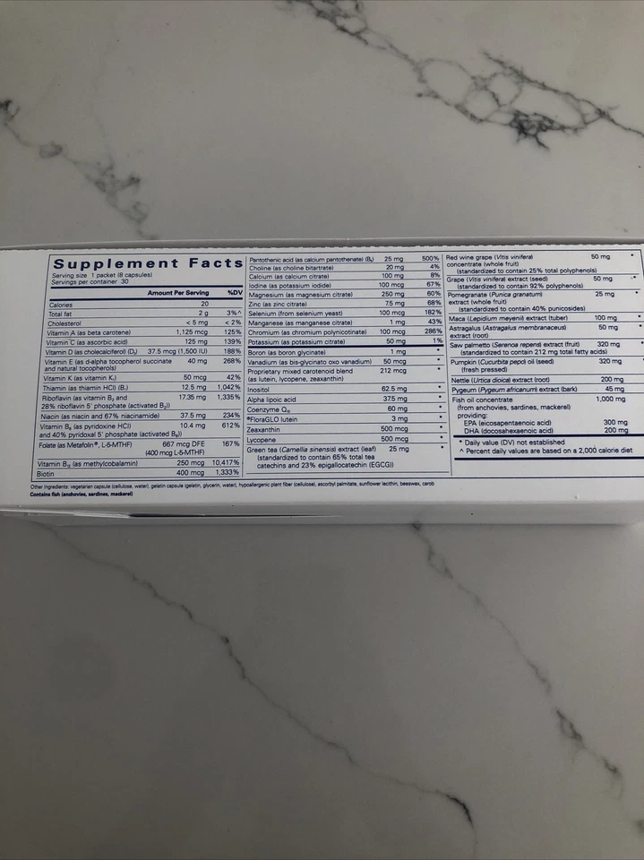 Pure Encapsulations Pure Pack Masculino | Complexo Multivitamínico/Mineral com Adicionado... - Imagem 3 de 4