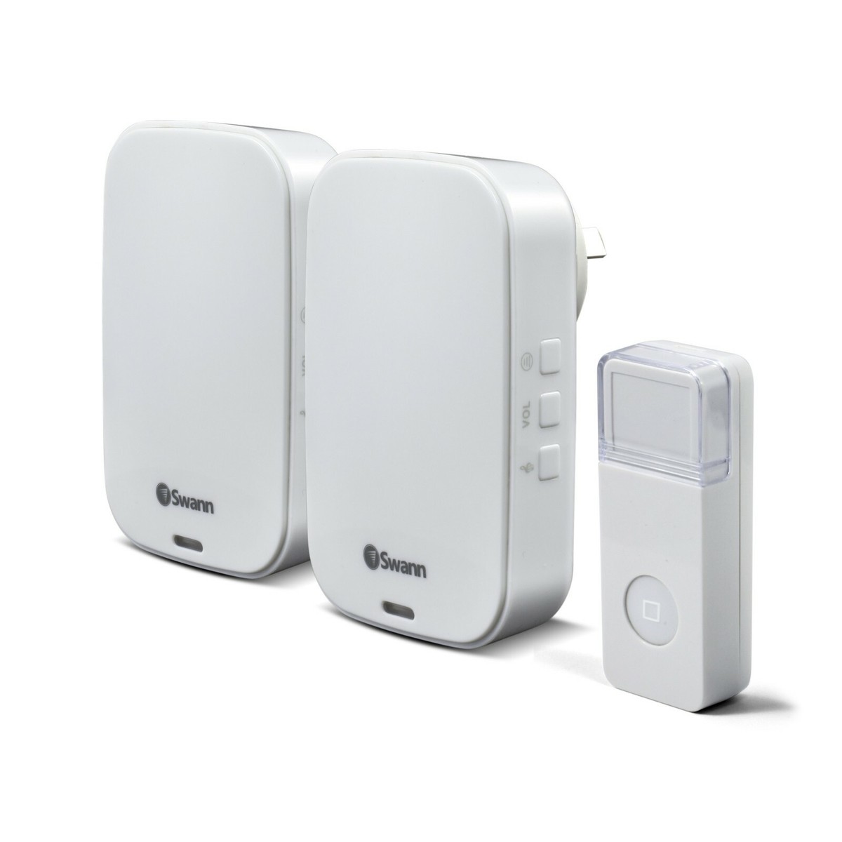 Swann DC822P2 Wireless Home Doorbell Kit With Mains Plug Chime
