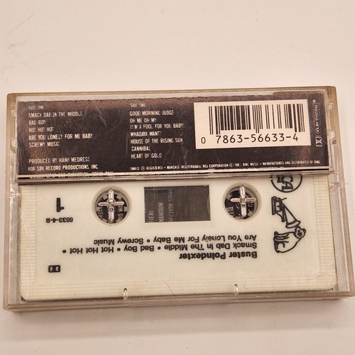 Buster Poindexter Self Titled Cassette Tape 1987 BMG Music - Picture 2 of 6