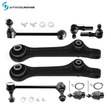 Front Lower Control Arms Sway Bars Tie Rod Ends For 2011-2019 Dodge Charger 2WD