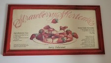 Vintage Strawberry Shortcake Print 17.5 X 9.5"