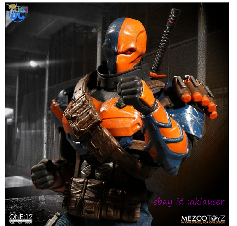 Mezco Toyz 1/12 DC Comics Deathstroke Action Figure Toy Mezco Toyz 1/12 DC Comics Deathstroke Action Figure Toy