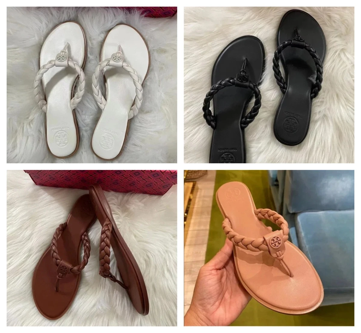 Tory burch clearance leather thong sandals