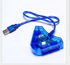 PS2 To PS3 Controller Adapter 2Port Plug Play USB Converter for Sony Playstation