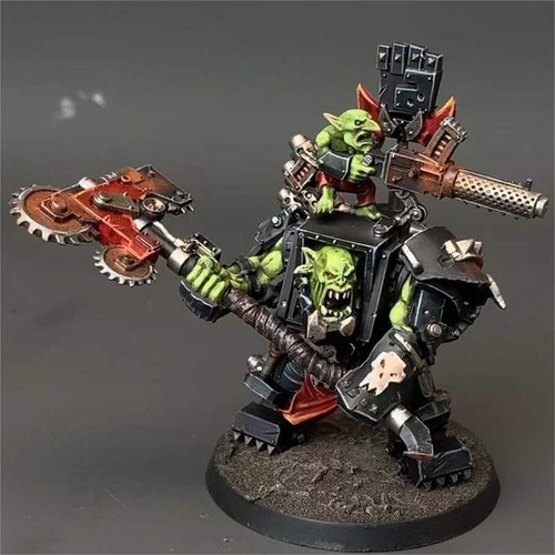 Warhammer 40K Warboss en Mega Armadura Xenos Ejército Orcos Pro Pintado Juegos Taller - Imagen 2 de 5