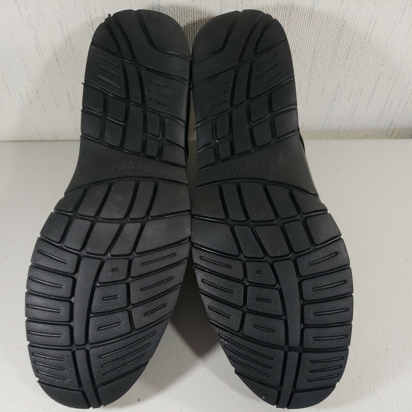 Propet Grisham Oxford Ortholite Black Leather Dress Shoes Mens Size 10H