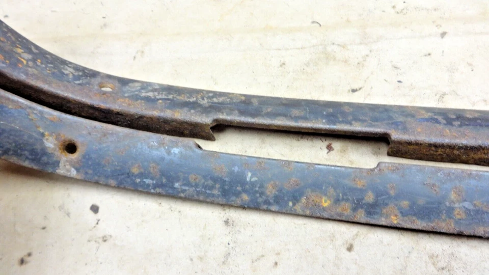 Ford 1935 1936 parabrisas decoración molduras par original cupé sedán Foto 4 de 4