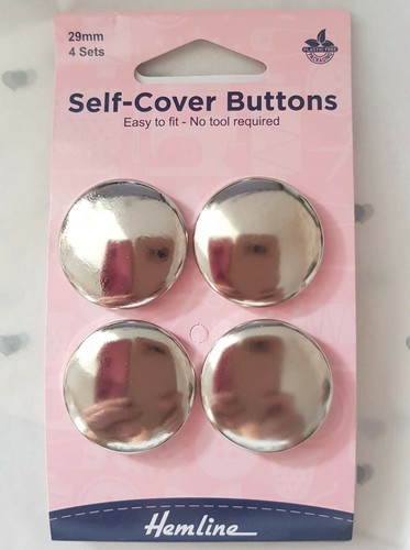 HEMLINE Metal Self-Cover Buttons OR PRYM Button Maker Tool- 11 15 19 22 29 38mm  - Picture 14 of 17