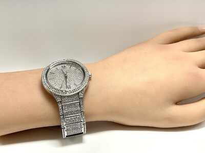 Michael Kors Kerry Crystal Pave Stainless Steel Ladies Michael Kors Kerry Crystal Pave Stainless Steel Ladies