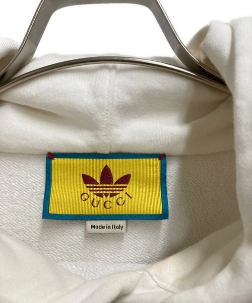 Parka Felpa M Gucci Linea Sherry Tre Righe Logo Trifoglio