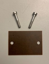 VINTAGE THORENS TD 124 AC SELECTOR COVER PLATE USED