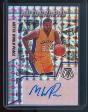 2021-22 Panini Mosaic Metta World Peace #AM-MWP Auto - LA Lakers