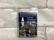 YETI Tarpon Beverage Entry Tool Church Key Twist Off Wrench Can Tab BottleOpener