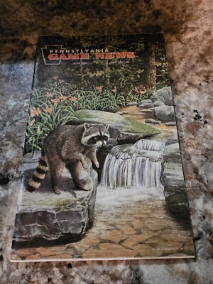 Vintage Pennsylvania Game News - JUNE  1989 -  raccoon cover , lady hunters