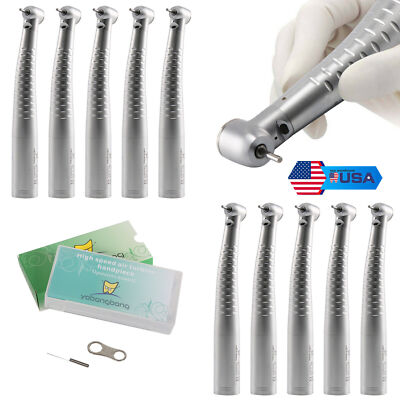 1-10 Dental LED Fiber Optic Turbine Handpiece For KaV Quick Coupler Coupling Az