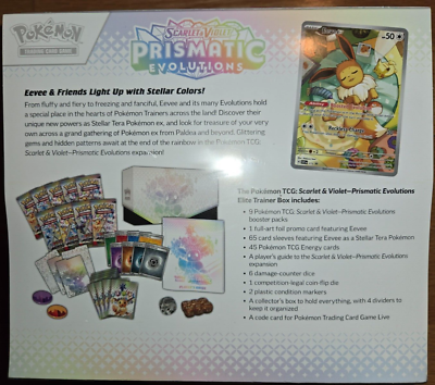 Pokemon TCG Scarlet & Violet Prismatic Evolutions Elite Trainer