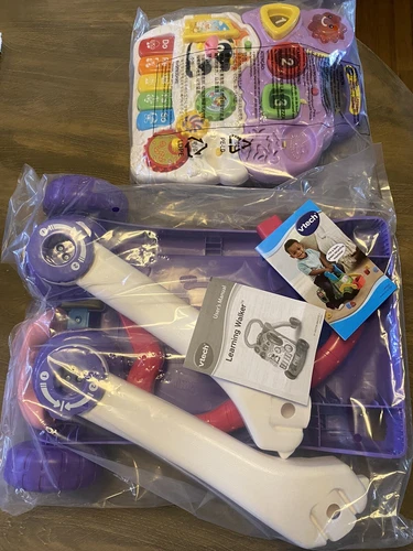 New VTech Sit-To-Stand Learning Walker Lavender Purple Pink