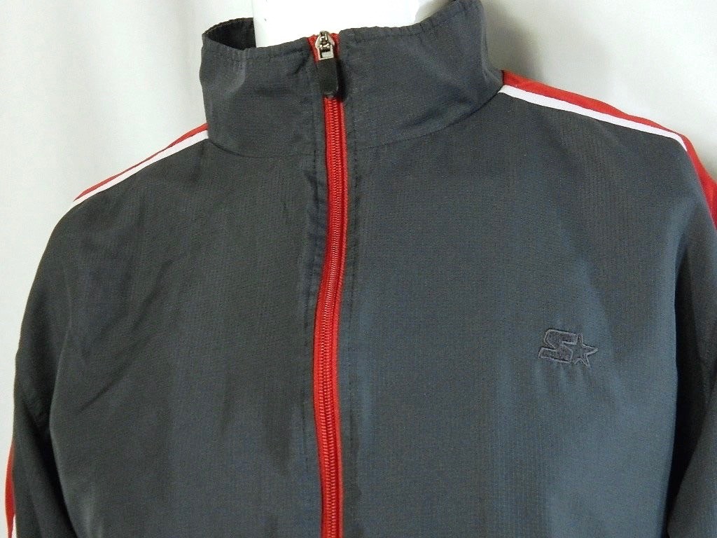 STARTER Warm Up Pullover サイズL Mens Starter Warm Up Jacket Track Athletic Zip Front Mock Collar
