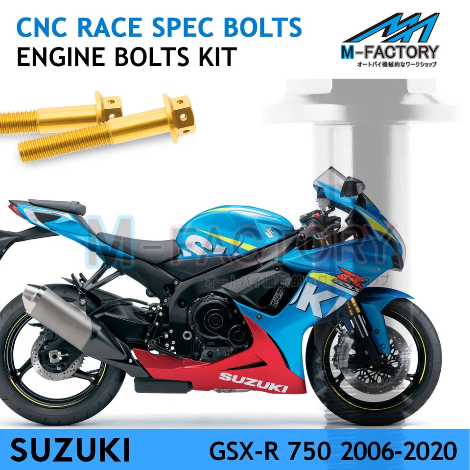 Alternator Crankcase Engine Cover Bolts For Suzuki GSXR750 2006-2007 - Изображение 2 из 4