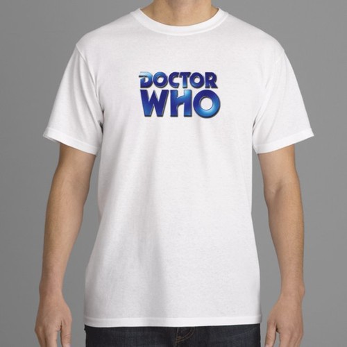 Doctor Who Logo 1990s 90s Classic Paul McGann Graphic T-Shirt - Bild 2 von 2