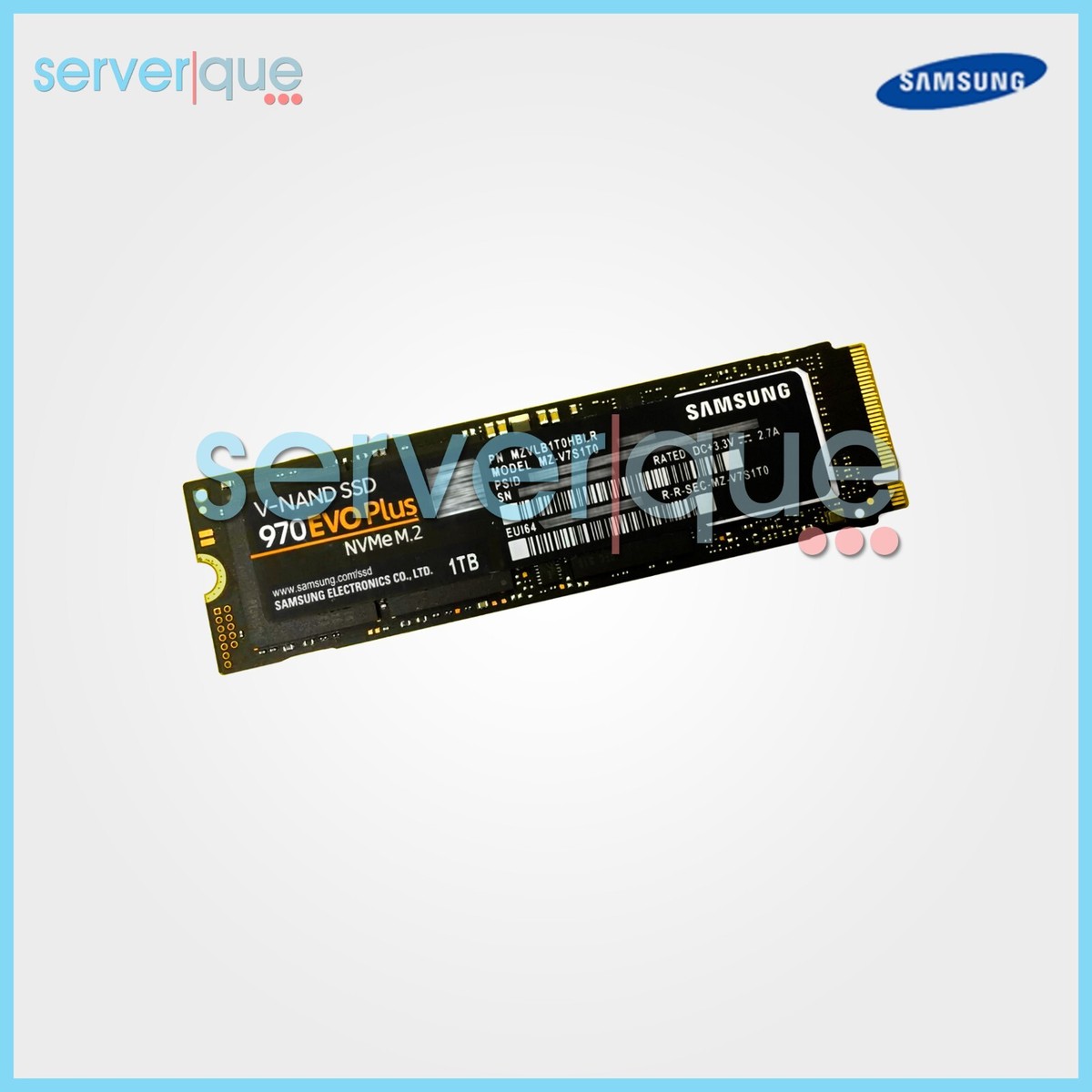 Samsung MZ-V7S1T0 970 EVO Plus 1TB PCIe NVMe M.2 2280 Internal