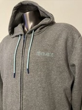 Amazon aws Re:Invent 2023 Grey Full Zip Hooded Fleece Sweatshirt Adult Size 3XL