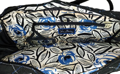 Vera Bradley Iconic Commuter Tote in Classic Black - NWT-Padded Comp Wrap Insert - Picture 3 of 6