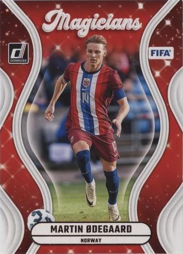 2024-25 Panini Select Martin Odegaard Arsenal Norway Red SSP Color