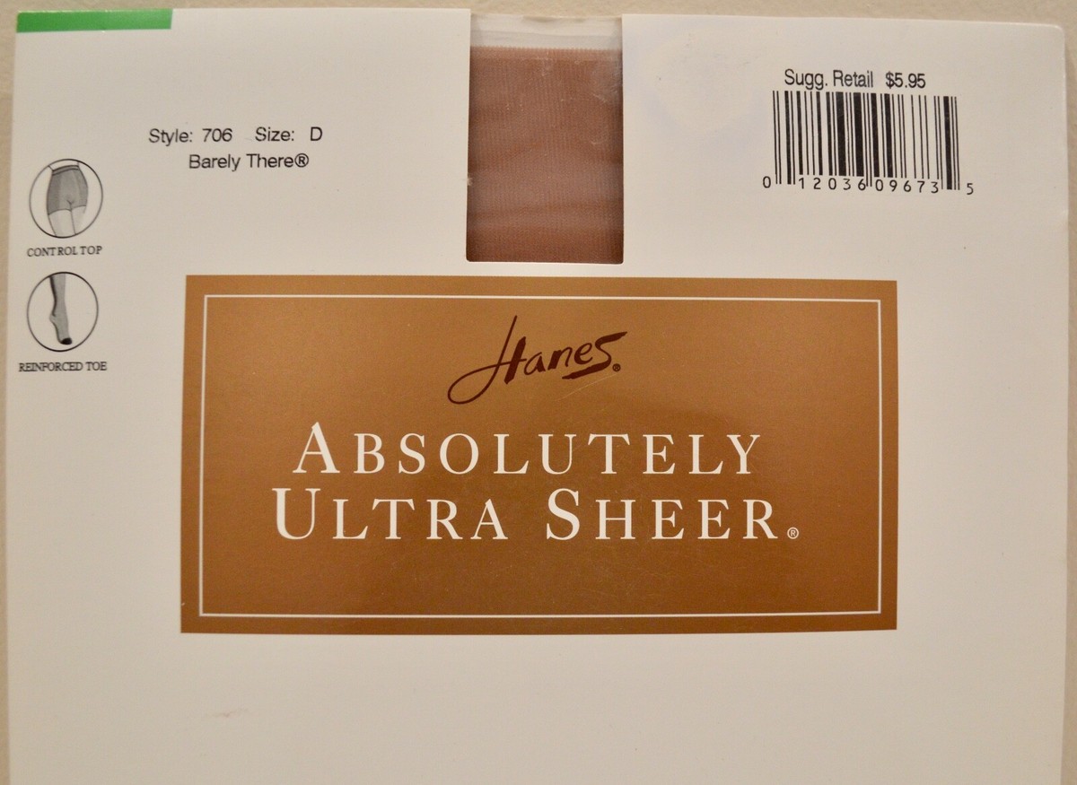 hanes absolutely ultra sheer