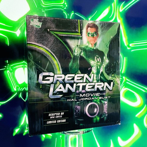 Green Lantern movie Hal Jordan Bust Statue DC Direct Limited Edition 1469/5000 - Picture 2 of 7