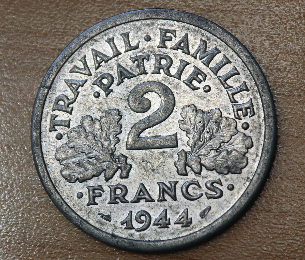 1944 France 2 Francs Vichy French State WWII | eBay