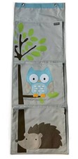 Eddie Bauer Hanging Diaper Clothes Organizer Kids Baby Nursery Owl, Porcupine