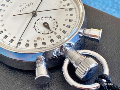 Seiko 8922-5000 Vintage Rare Box Stopwatch Manual Winding