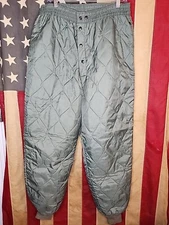 Large - Vietnam USAF Liner Flyers CWU-9P Trousers Men Quilted Underwear 9394