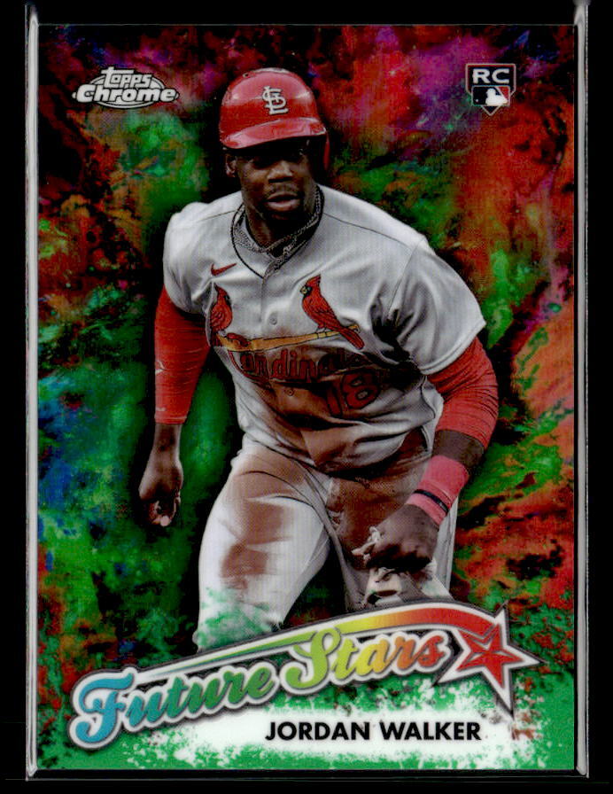 (2798) 2023 Topps Chrome Update Jordan Walker Future Stars Green #/99 RC