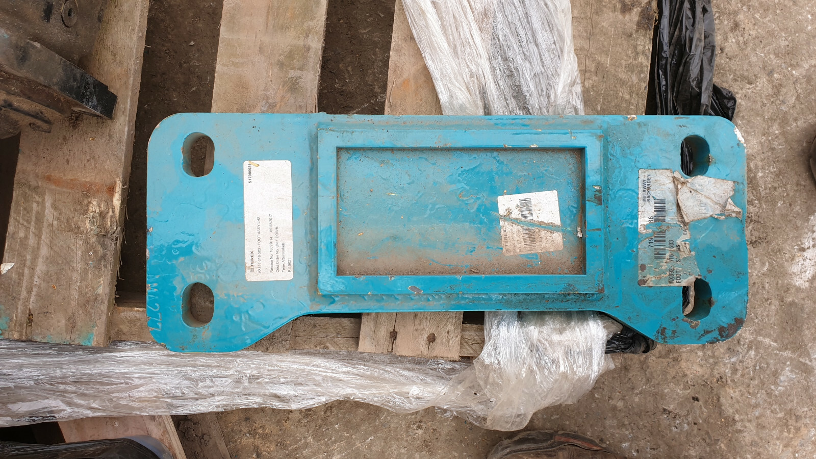 Lower Foot Assembly Powerscreen / Pegson Jaw Crusher XA400S / XR400 eBay