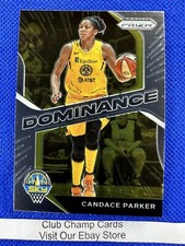 2021 #4 Candace Parker WNBA Panini Prizm Dominance Base Insert Sky