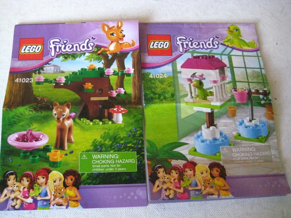 Lego Friends INSTRUCTION MANUAL ONLY 41023 Fawn s Forest 41024 Parrot s Perch