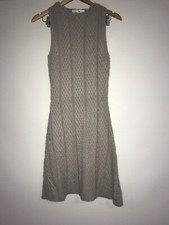 NEW J.O.A. Foothills Sweater Dress Size XS Gray Cable Knit Z376-21
