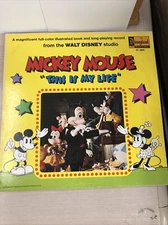 MICKEY MOUSE "This is My Life" 1971 Disneyland Vinyl LP and Book