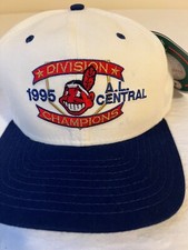 Cleveland Indians  95 Division and ALCS Official Locker Room Caps--Brand New-$60