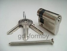 Replacement Garage Door Lock Barrel 55mm HENDERSON HORMANN GARADOR LOCK 3 KEYS N